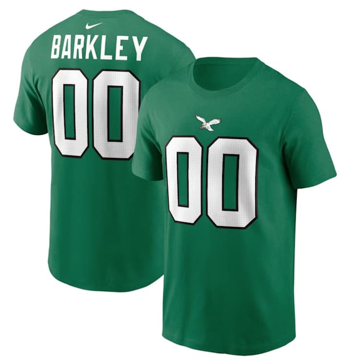 Saquon Barkley Philadelphia Eagles Nike Player Name & Number T-Shirt - $39.99